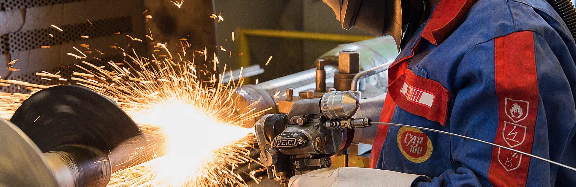 Mécanique industrielle : Métallisation par projection de poudre